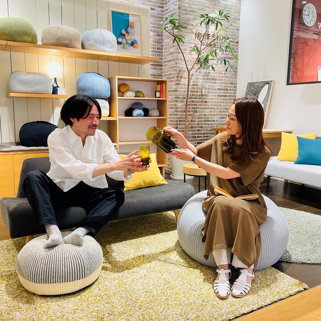 IDÉE渋谷店】 ゆったりくつろぎタイムに～PUUF＆MINI PUUF｜ 無印良品